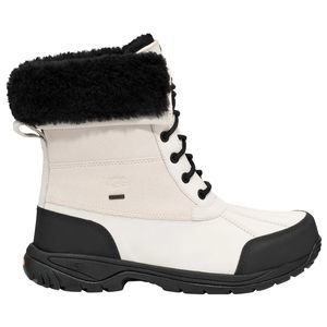 NEW UGG Butte Boot Men's  White Black Sherpa Vibram Waterproof 1130809 SIZE 9.5